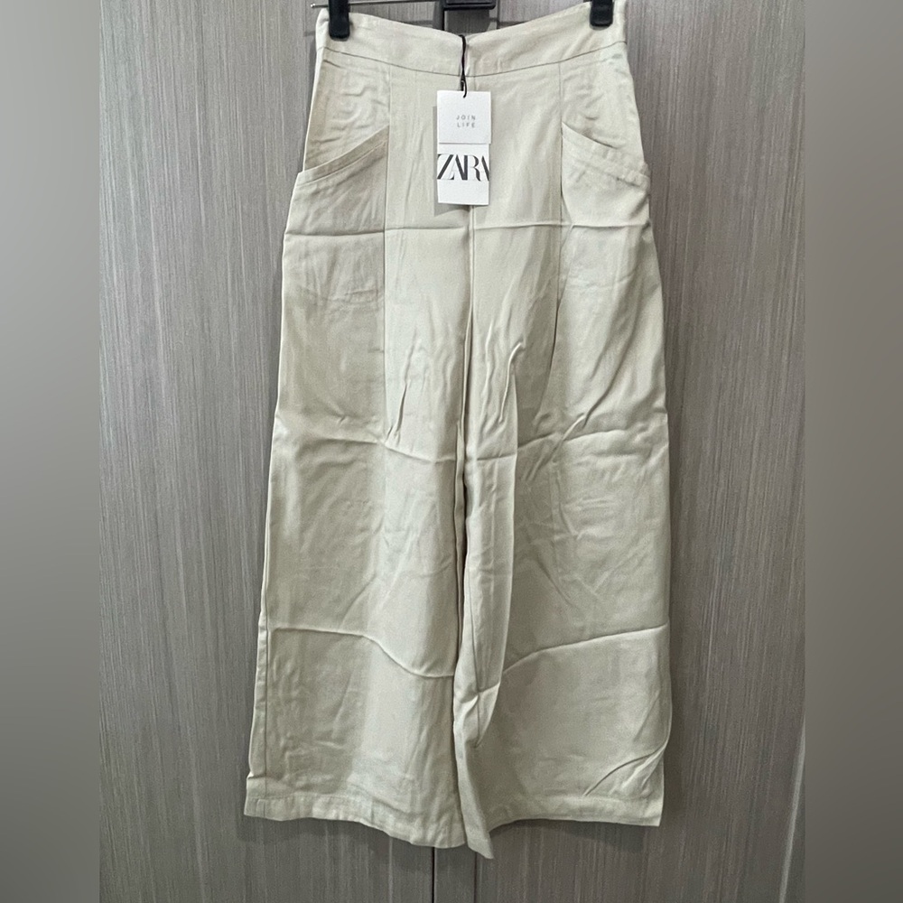 Zara Join Life Wide Leg Culotte Pants XS NWT